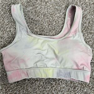 ZYIA Active Pink and Gray Sports Bra